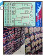 Contoh gambar 40 x 57 mm qty 90 Tom & Jerry Label Polos 124 dan bermacam atk Label Stiker