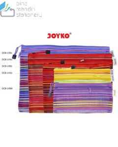 Gambar Kantong Poket Resleting Dokument Joyko Document Bag DCB-37 A4 (pelangi) merek Joyko