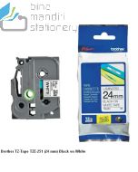 E-Katalog gambar perlengkapan P-touch Tape Brother TZE-251 Black on White 24mm