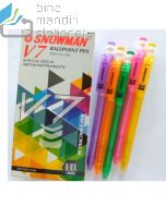 Foto peralatan sekolah Pena Ballpoint katalog grosir Snowman